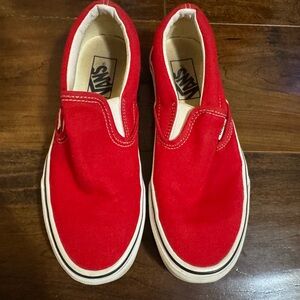 Vans Red Classic Slip-On shoes Women’s 7 / Men’s 5.5